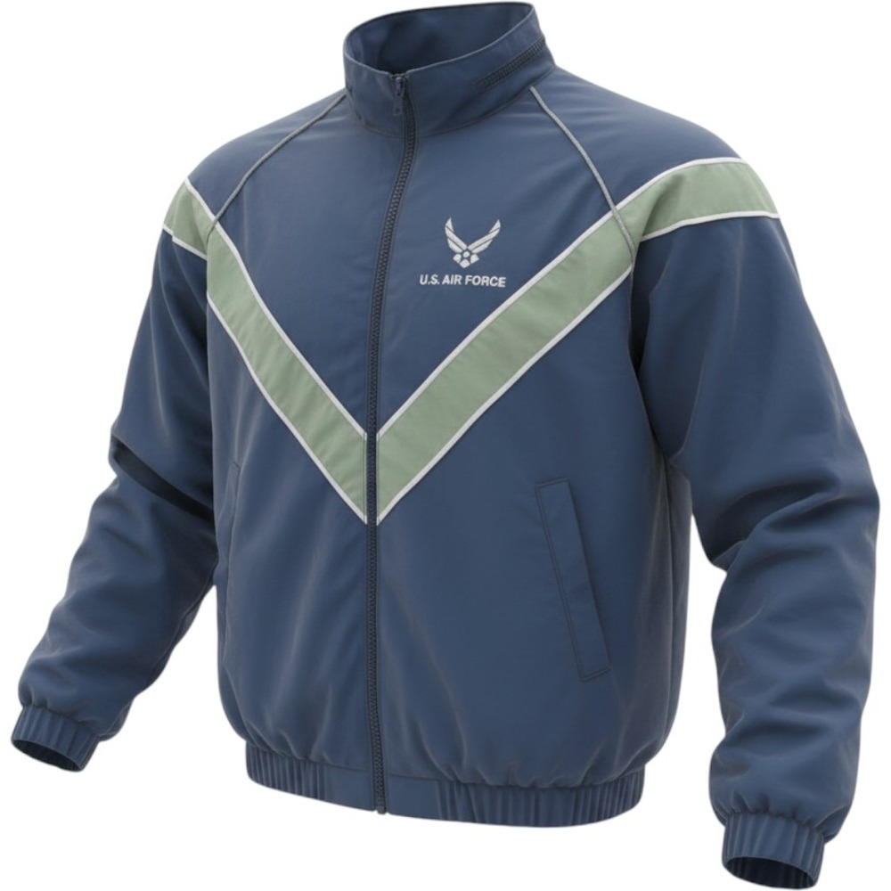 Vintage Skilcraft‎ U.S. Air Force PTU Jacket Windbreaker Full Zip Mens Medium